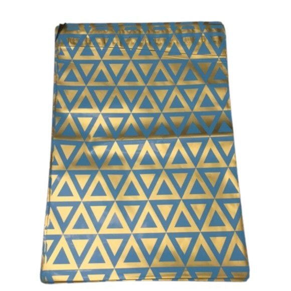 NEW 20 pcs elegant Gold & Teal‎ design poly mailer shipping bags - Picture 1 of 16